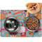 Dessert & Coffee Dog Food Mat - Small w/ Name and Initial