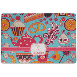 Dessert & Coffee Dog Food Mat w/ Name and Initial