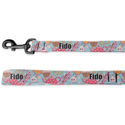 Dessert & Coffee Dog Leash - 6 ft (Personalized)