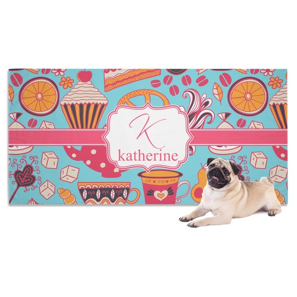 Custom Dessert & Coffee Dog Towel (Personalized)
