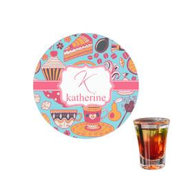 Dessert & Coffee Printed Drink Topper - 1.5" (Personalized)