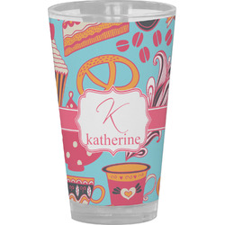 Dessert & Coffee Pint Glass - Full Color (Personalized)