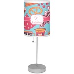 Dessert & Coffee 7" Drum Lamp with Shade Linen (Personalized)