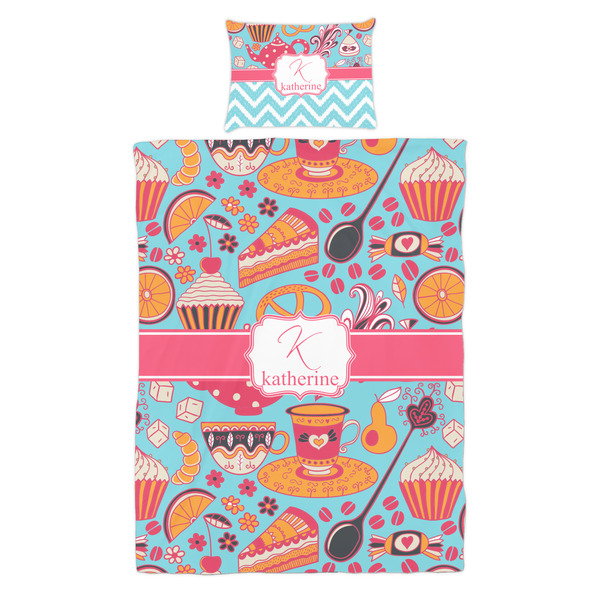 Dessert & Coffee Duvet Cover Set - Twin - Alt Approval