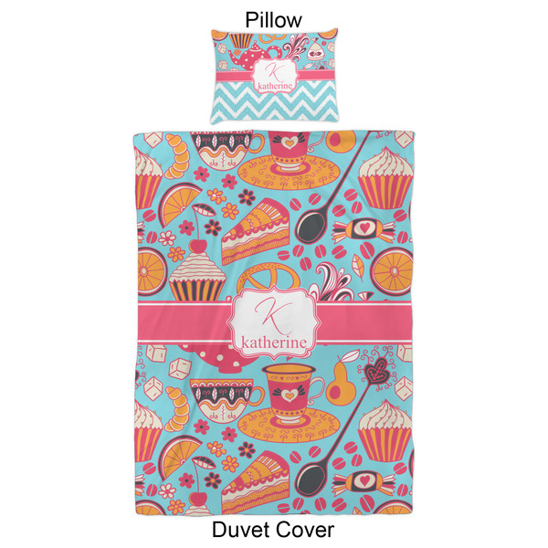 Dessert & Coffee Duvet Cover Set - Twin XL - Approval