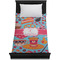Dessert & Coffee Duvet Cover - Twin - On Bed - No Prop