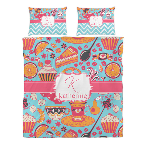 Dessert & Coffee Duvet cover Set - Queen - Alt Approval