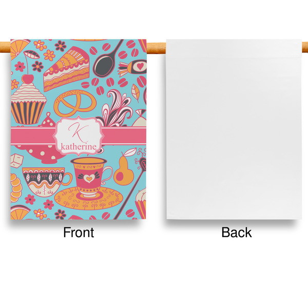 Dessert & Coffee Garden Flags - Large - Single Sided - APPROVAL