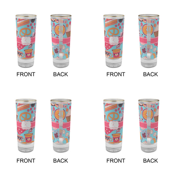 Dessert & Coffee Glass Shot Glass - 2 oz - Set of 4 - APPROVAL