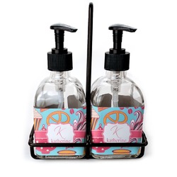 Dessert & Coffee Glass Soap & Lotion Bottle Set (Personalized)