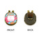 Dessert & Coffee Golf Ball Hat Clip Marker - Apvl - GOLD