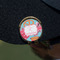 Dessert & Coffee Golf Ball Marker Hat Clip - Gold - On Hat