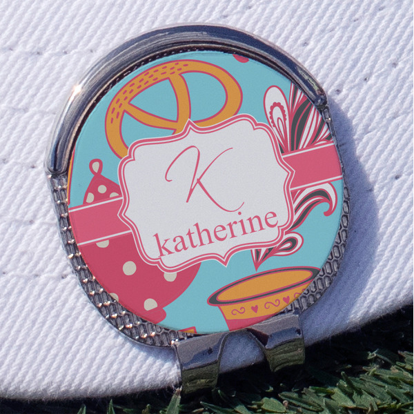 Custom Dessert & Coffee Golf Ball Marker - Hat Clip