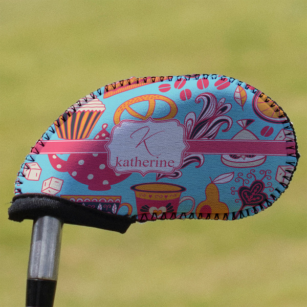 Custom Dessert & Coffee Golf Club Iron Cover (Personalized)