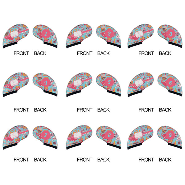 Dessert & Coffee Golf Club Covers - APPROVAL (set of 9)