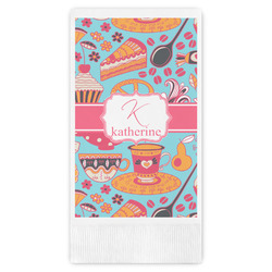 Dessert & Coffee Guest Napkins - Full Color - Embossed Edge (Personalized)