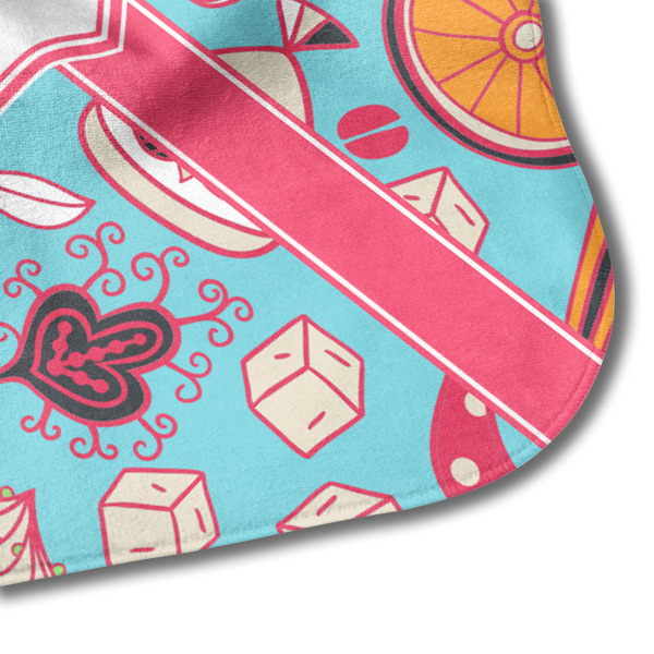 Dessert & Coffee Hooded Baby Towel- Detail Corner