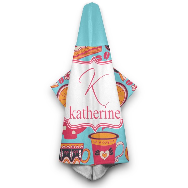 Dessert & Coffee Hooded Towel - Hanging