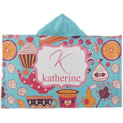 Dessert & Coffee Kids Hooded Towel (Personalized)