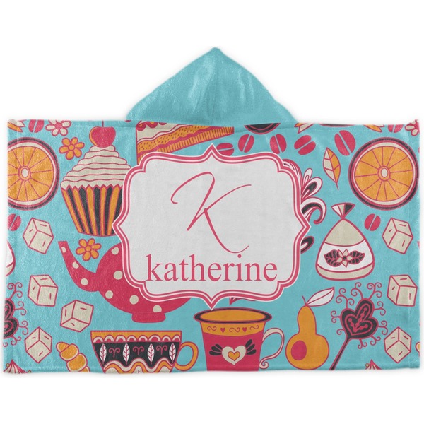 Custom Dessert & Coffee Kids Hooded Towel (Personalized)