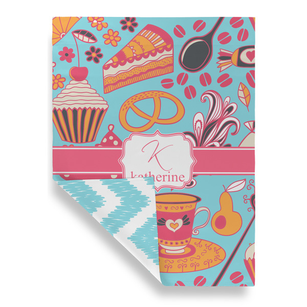 Dessert & Coffee House Flags - Double Sided - FRONT FOLDED