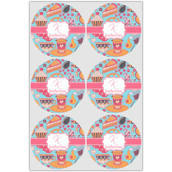 Dessert & Coffee Icing Circle - Large - Set of 6