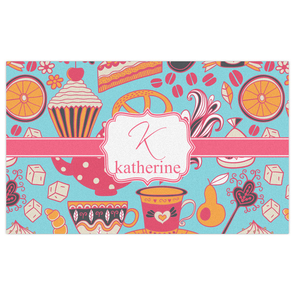 Dessert & Coffee Indoor / Outdoor Rug - 3'x5' - Front Flat