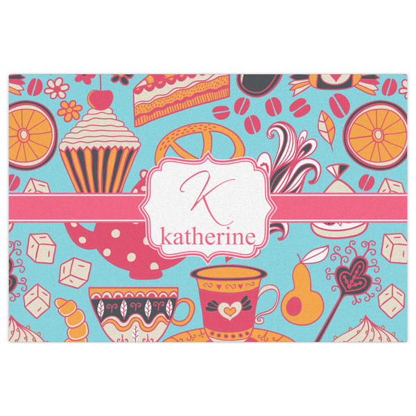 Dessert & Coffee Indoor / Outdoor Rug - 4'x6' - Front Flat