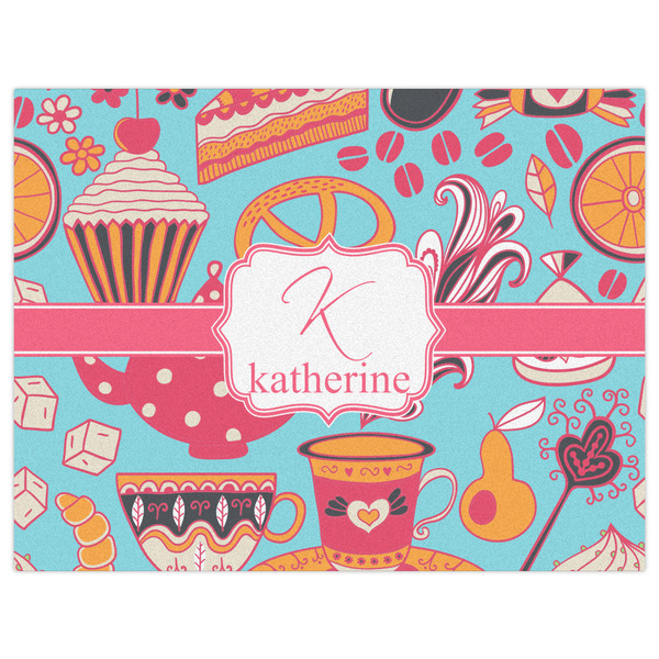 Dessert & Coffee Indoor / Outdoor Rug - 6'x8' - Front Flat