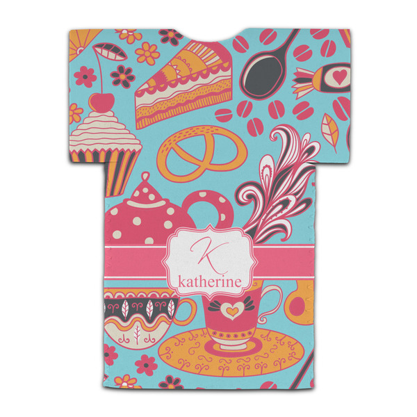 Dessert & Coffee Jersey Bottle Cooler - BACK (flat)