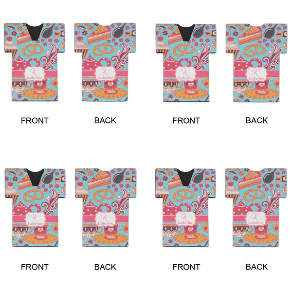 Dessert & Coffee Jersey Bottle Cooler - Set of 4 - APPROVAL