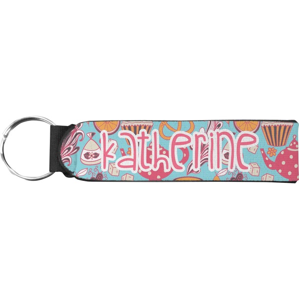 Custom Dessert & Coffee Neoprene Keychain Fob (Personalized)