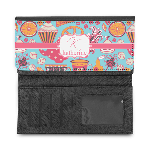 Dessert & Coffee Ladies Wallet - Half Way Open