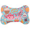 Dessert & Coffee Bone Shaped Dog Food Mat (Large) (Personalized)