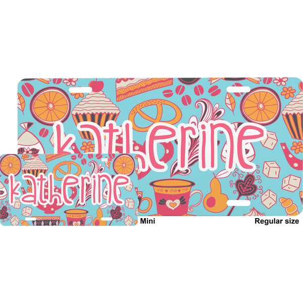 Dessert & Coffee License Plate (Sizes)