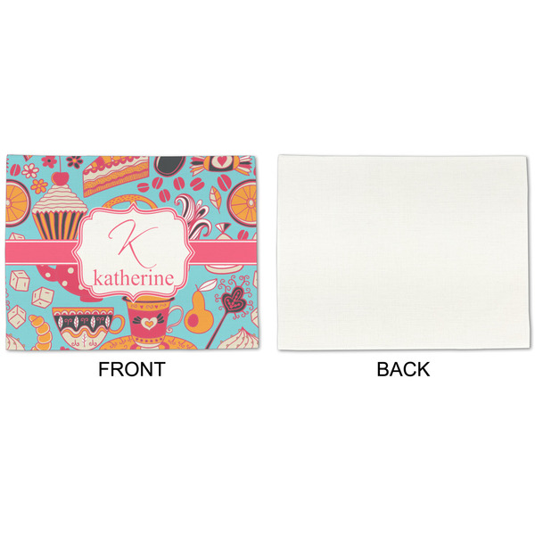 Dessert & Coffee Linen Placemat - APPROVAL Single (single sided)