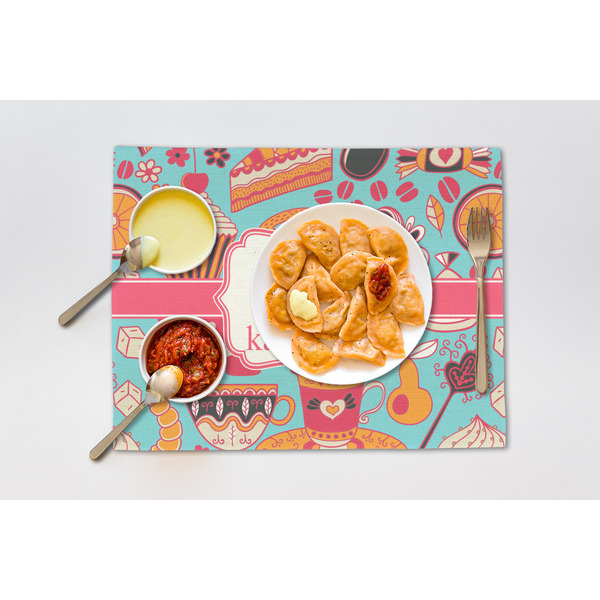 Dessert & Coffee Linen Placemat - Lifestyle (single)