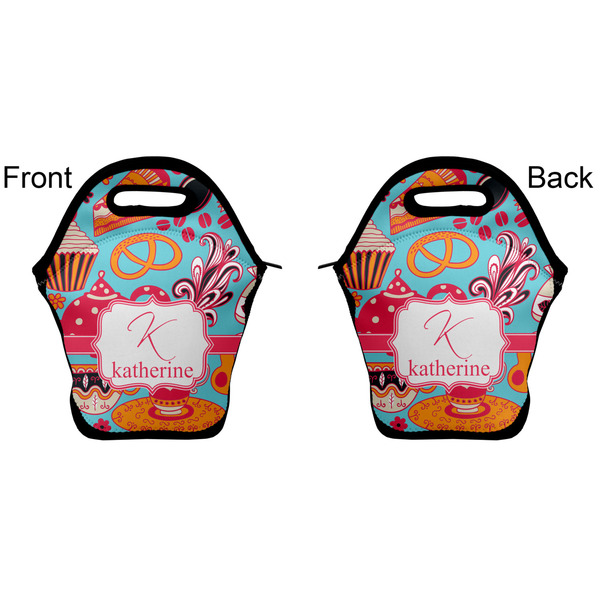 Dessert & Coffee Lunch Bag - Front and Back