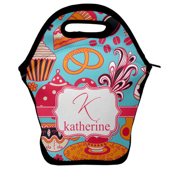 Custom Dessert & Coffee Lunch Bag w/ Name and Initial