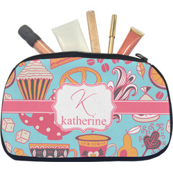 Dessert & Coffee Makeup / Cosmetic Bag - Medium (Personalized)