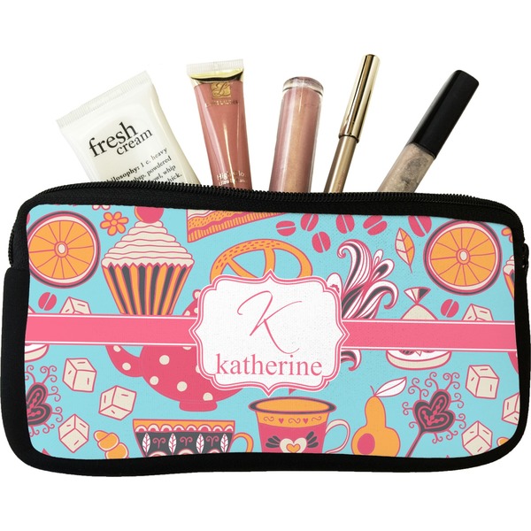 Custom Dessert & Coffee Makeup / Cosmetic Bag - Small (Personalized)