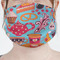 Dessert & Coffee Mask - Pleated (new) Front View on Girl