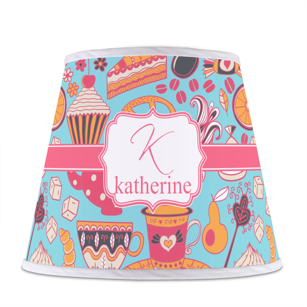 Dessert & Coffee Poly Film Empire Lampshade - Front View