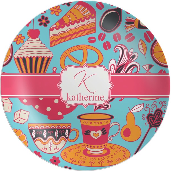 Custom Dessert & Coffee Melamine Plate (Personalized)