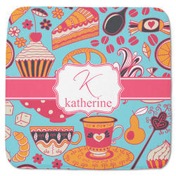 Dessert & Coffee Memory Foam Bath Mat - 48"x48" (Personalized)