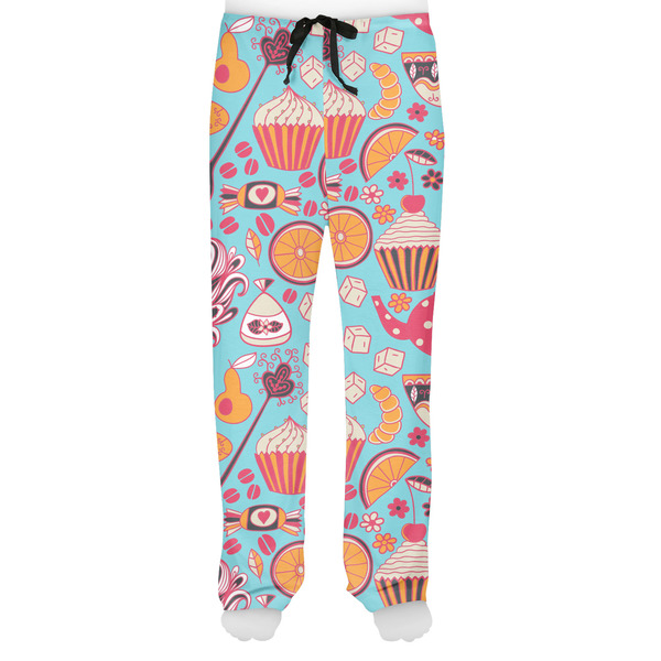 Dessert & Coffee Men's Pjs Front - on model