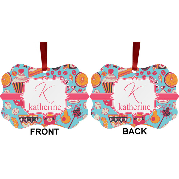 Dessert & Coffee Metal Benilux Ornament - Front and Back (APPROVAL)