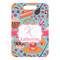 Dessert & Coffee Metal Luggage Tag - Front Without Strap