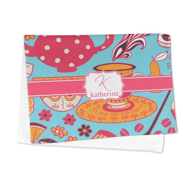 Dessert & Coffee Microfiber Dish Towel - FOLDED HALF