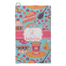 Dessert & Coffee Microfiber Golf Towel - Small (Personalized)